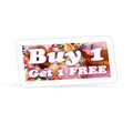 Rectangle Quick & Colorful Sheeted Label (1"x2")